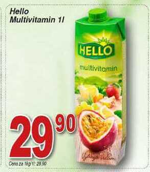 Hruška Hello multivitamin 1l nabídka