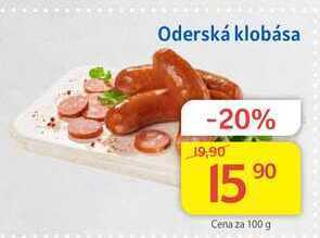 Kubík potraviny Oderská klobása 100 g nabídka