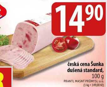 Bala Česká cena šunka dušená standard, 100 g nabídka