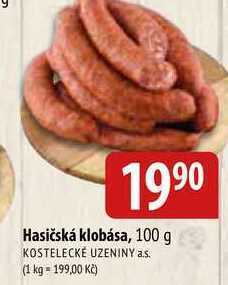 Bala Hasičská klobása, 100 g nabídka