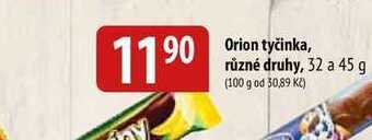 Bala Orion tyčinka, různé druhy, 32 a 45 g nabídka