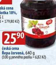 Bala Česká cena řepa červená, 640 g nabídka