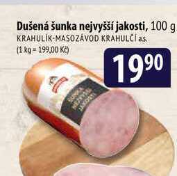 Bala Dušená šunka nejvyšší jakosti, 100 g nabídka