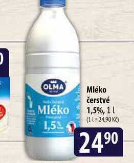 Bala Mléko čerstvé 1,5%, 1l nabídka
