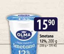 Bala Smetana 12%, 200 g nabídka
