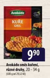 Bala Avokádo směs koření, různé druhy, 20-34 g nabídka
