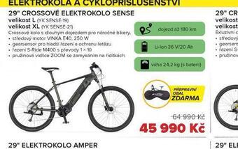 Auto Kelly 29" crossové elektrokolo sense nabídka