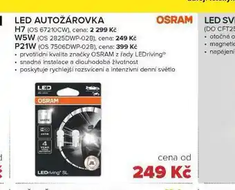 Auto Kelly Led žárovka osram h7 nabídka