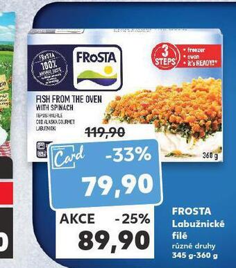 Kaufland Frosta labužnické filé nabídka