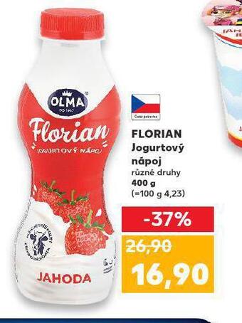 Kaufland Florian jogurtový nápoj nabídka