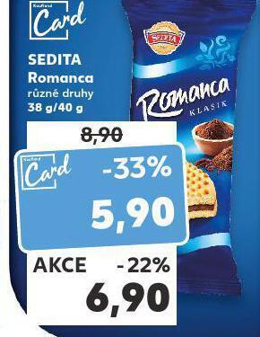 Kaufland Sedita romanca nabídka