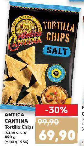 Kaufland Antica cantina tortilla chips nabídka