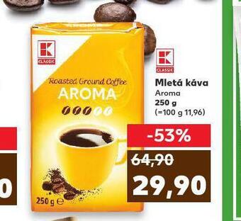 Kaufland Mletá káva aroma nabídka