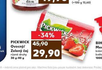 Kaufland Pickwick čaj nabídka
