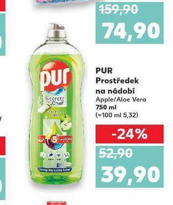 Kaufland Pur prostředek na nádobí nabídka