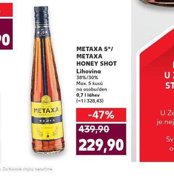 Kaufland Metaxa 5* nabídka
