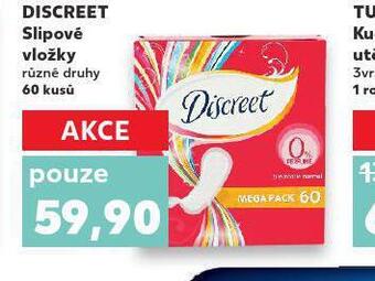 Kaufland Discreet slipové vložky nabídka