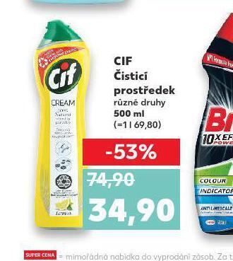 Kaufland Cif čistící prostředek nabídka