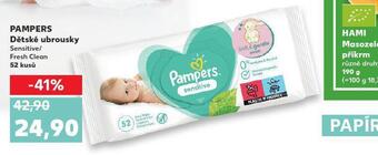 Kaufland Pampers dětské ubrousky nabídka