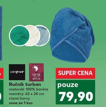 Kaufland Ručník turban nabídka