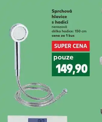 Kaufland Sprchová hlavice s hadicí nabídka