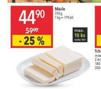 Globus Máslo nabídka