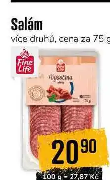 Můjobchod Salám vysočina 75g nabídka