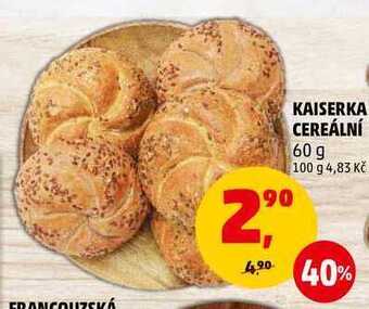 Penny Market Kaiserka cereální, 60 g nabídka