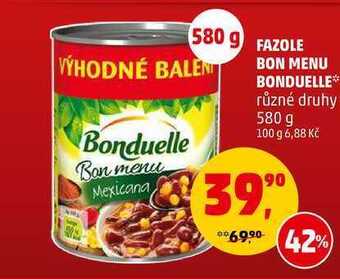 Penny Market Fazole bon menu bonduelle, 580 g nabídka