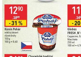 Globus Kunín pohár nabídka