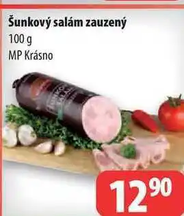 Partner Maloobchodní síť Šunkový salám zauzený 100 g nabídka