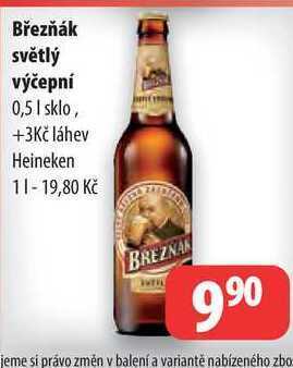 Partner Maloobchodní síť Březňák světlý výčepní 0,5l nabídka