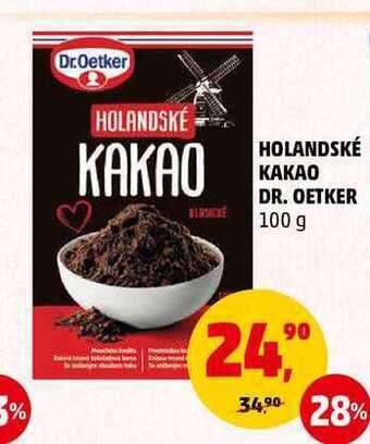 Penny Market Holandské kakao dr. oetker, 100 g nabídka
