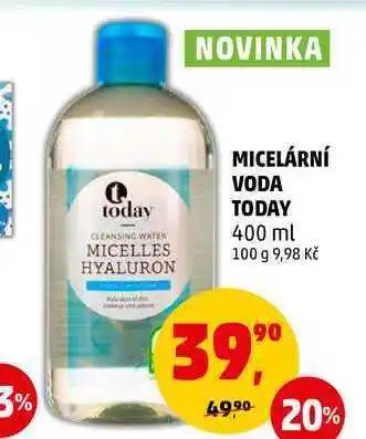 Penny Market Micelární voda today, 400 ml nabídka