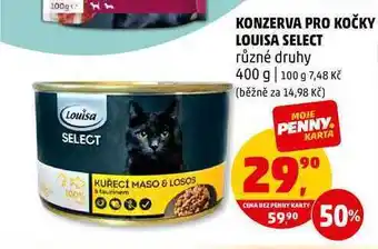 Penny Market Konzerva pro kočky louisa select, 400 g nabídka