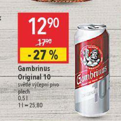 Globus Pivo gambrinus originál nabídka