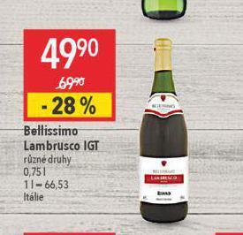 Globus Bellissimo lambrusco igt nabídka