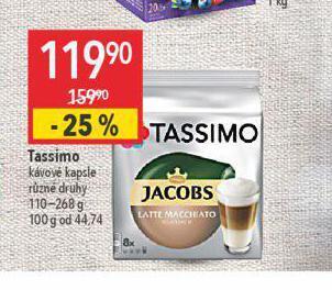Globus Tassimo kávové kapsle nabídka