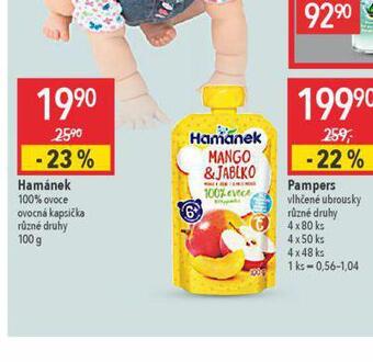 Globus Hamánek 100% ovoce nabídka
