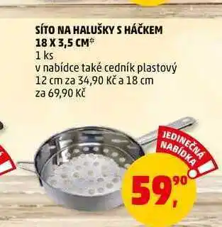 Penny Market Síto na halušky s háčkem 18 x 3,5 cm, 1 ks nabídka