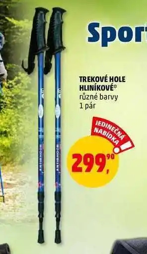 Penny Market Trekové hole hliníkové, 1 pár nabídka