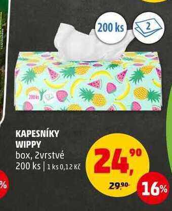 Penny Market Kapesníky wippy, 200 ks nabídka