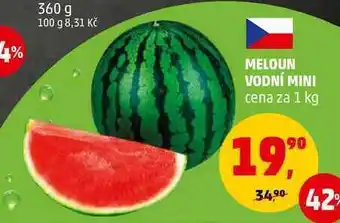 Penny Market Meloun vodní mini, 1 kg nabídka