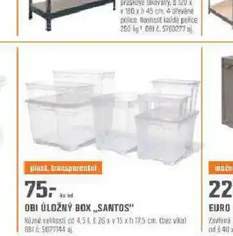 OBI Úložný box nabídka