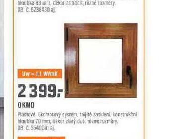 OBI Okno nabídka