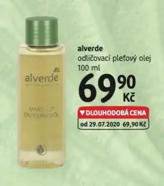 dm drogerie Alverde odličovací pleťový olej nabídka