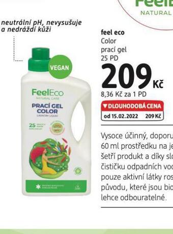 dm drogerie Feel eco color prací gel nabídka