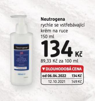 dm drogerie Neutrogena krém na ruce nabídka