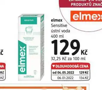 dm drogerie Elmex ústní voda nabídka