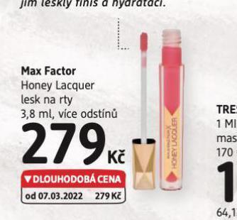 dm drogerie Max factor lesk na rty nabídka